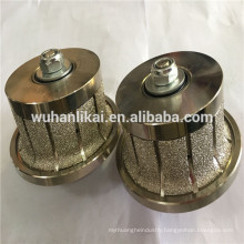 Vacuum brazed diamond profile wheel